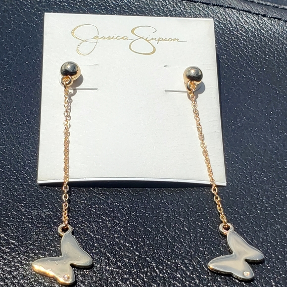 Jessica Simpson Butterfly Earrings - Picture 3 of 9